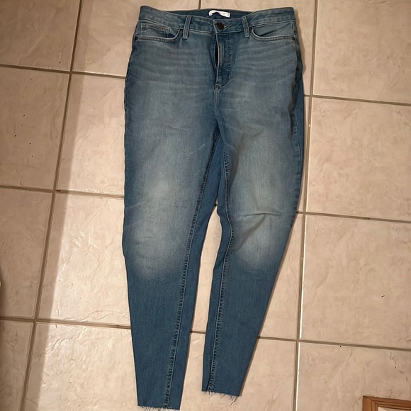 Women's LC Lauren Conrad Raw-Hem High-Waisted Skinny Ankle Jeans - Picture 2 of 2